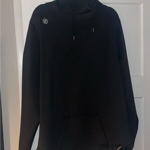 Men’s legends Black Sweatshirt with Stand-Up Collar and Relaxed Fit